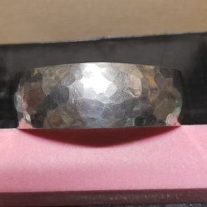 Kirk Pewter Hammered Cuff Bracelet 901